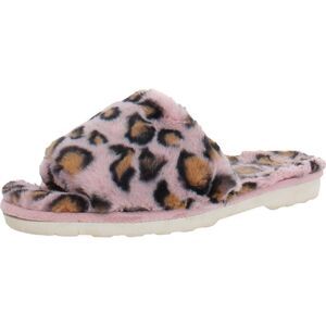 Array Womens Shayla Faux Fur Slip On Slipper Shoes, NEW! Size 8
